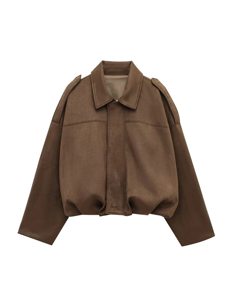 Oversized Bomber Jacket