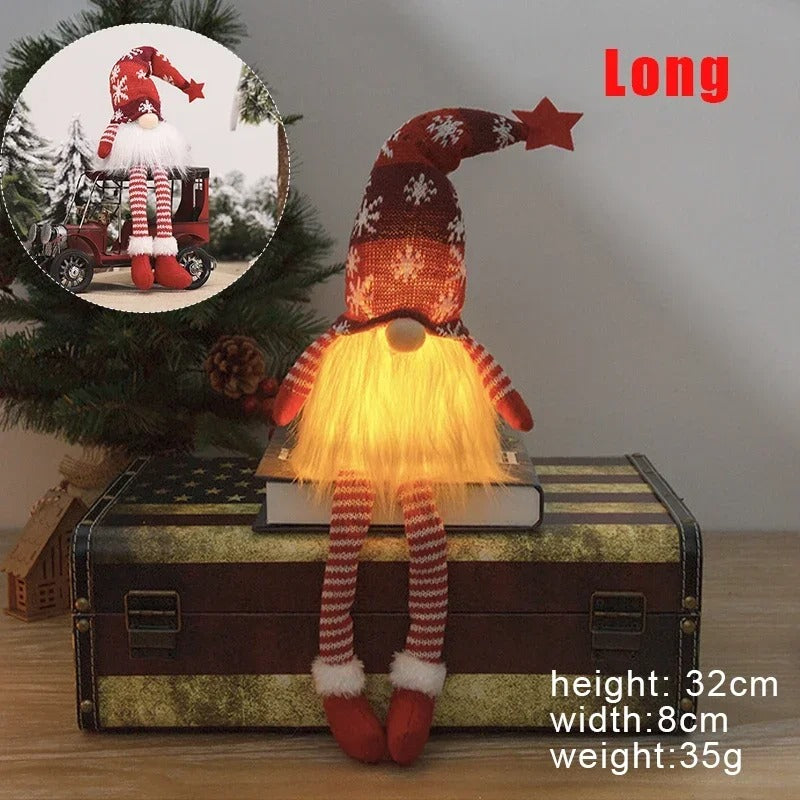 Magical Light-Up Christmas Gnomes – Cozy Holiday Charm