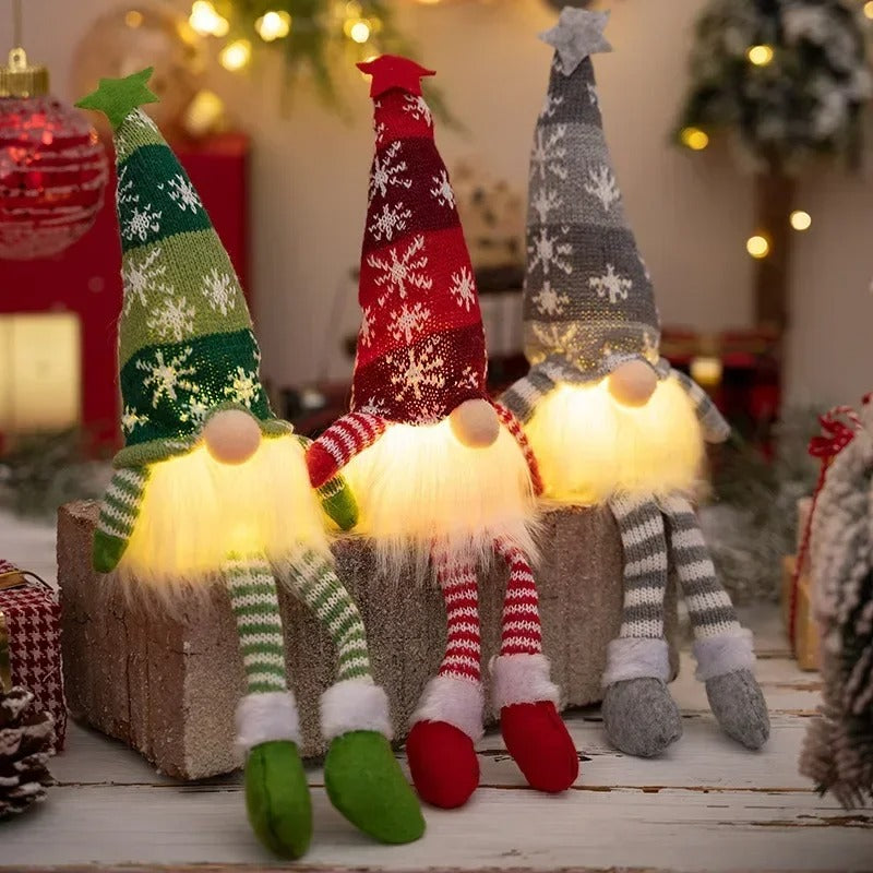 Magical Light-Up Christmas Gnomes – Cozy Holiday Charm